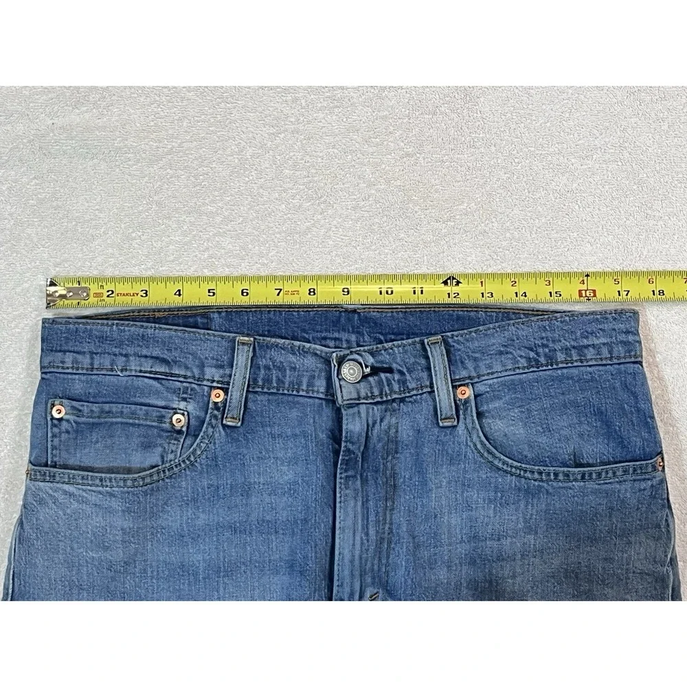 Levi's 527 Boot Cut Jeans Mens 34 X 32 Cowboy Ranch Rodeo Blank Tab Light Wash